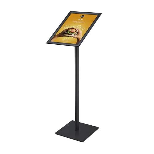 Stojak informacyjny na menu Board czarny A3